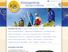 Tablet Screenshot of kjr-neustadt.de